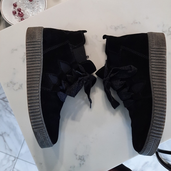 Gabor Black Suede Runners - Picture 6 of 8